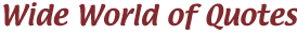 Wide World of Quotes logo